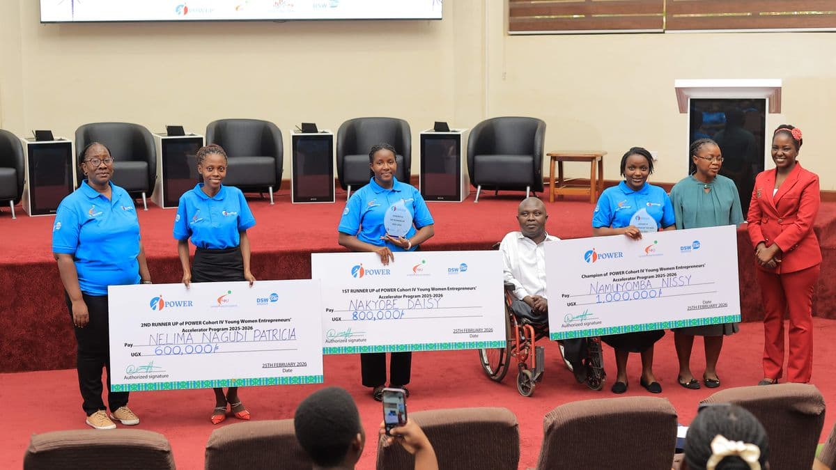 Champions with their cash awards