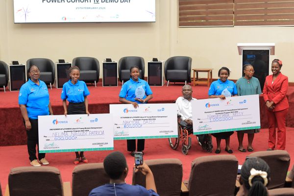 Champions with their cash awards