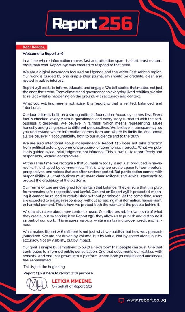 Welcome to Report 256