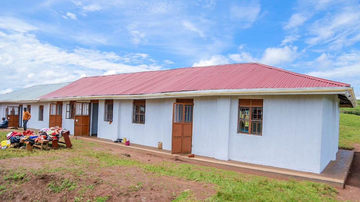 Refurbished classrooms at Bwera Primary School that are now providing a safe and conducive learning environment for pupils in the area.